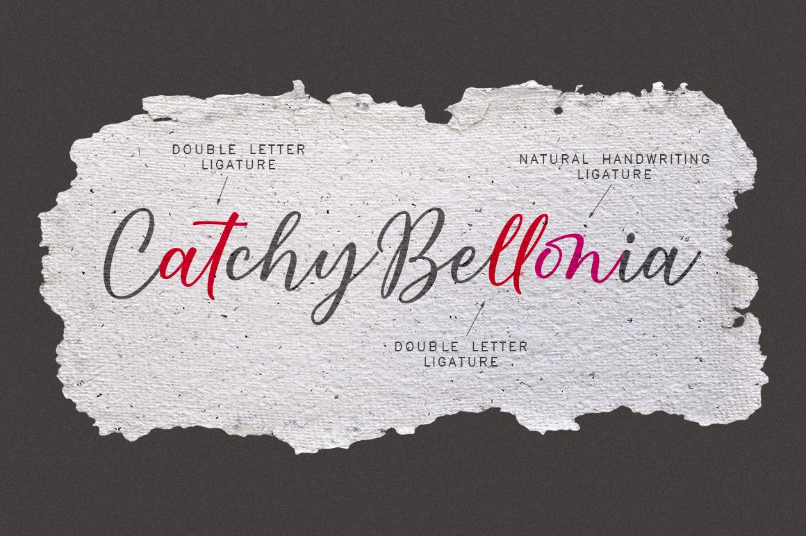 Catchy Bellonia Font Poster #1