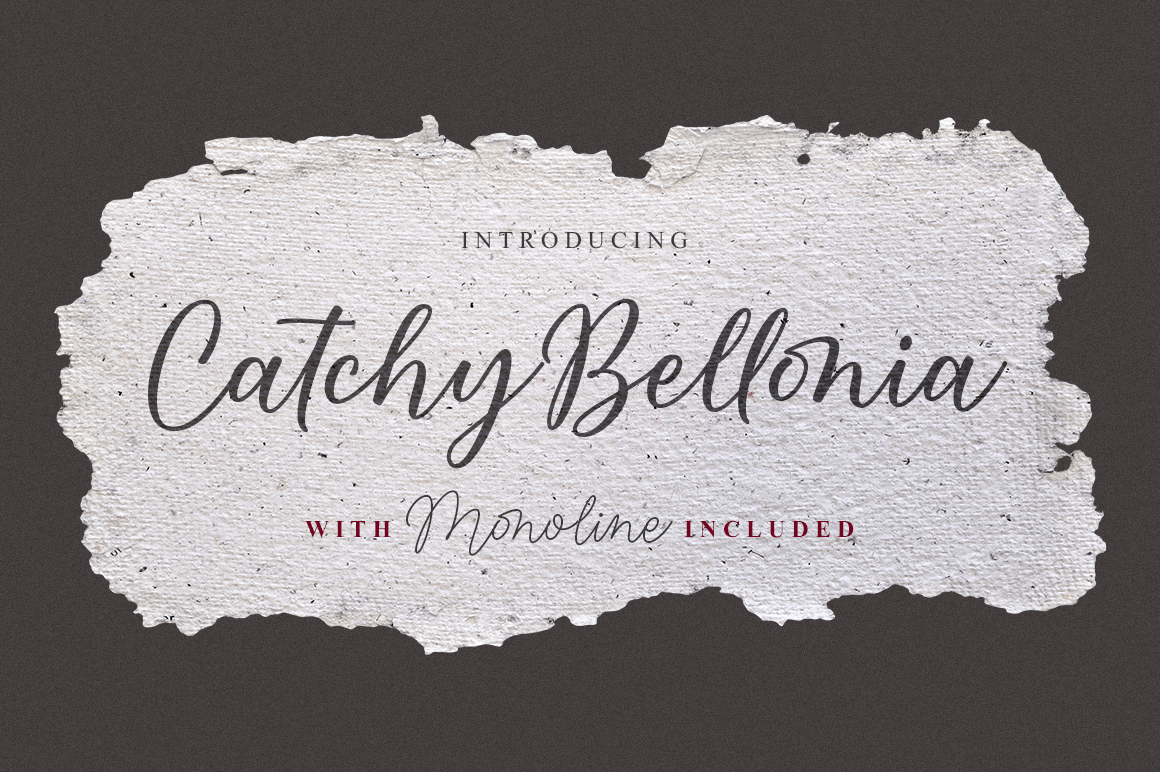 Catchy Bellonia Font Poster #1