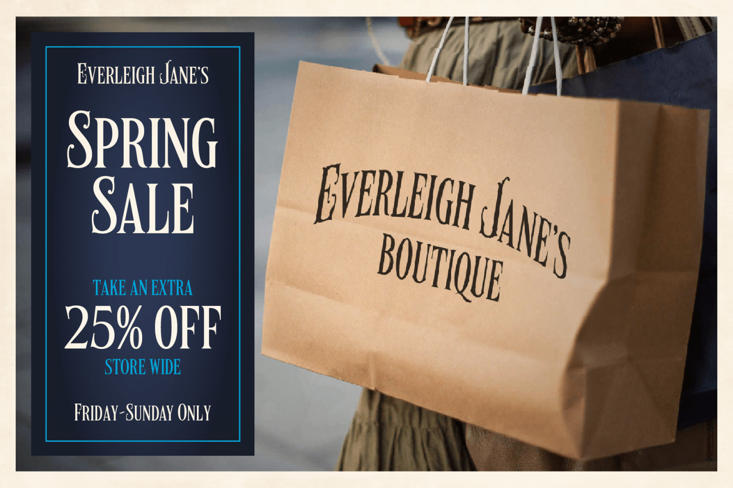 Blue Ridge Font Poster #1