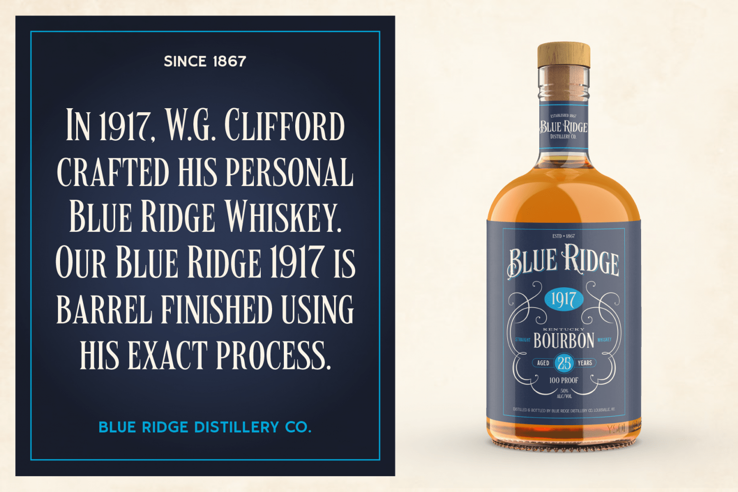 Blue Ridge Font Poster #1