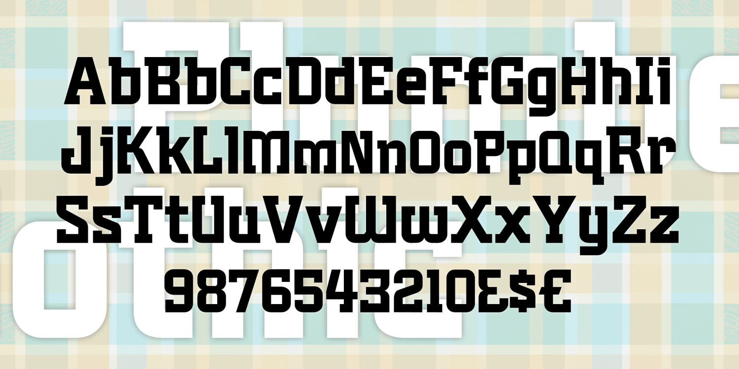 Plumbers Gothic Font Family Poster