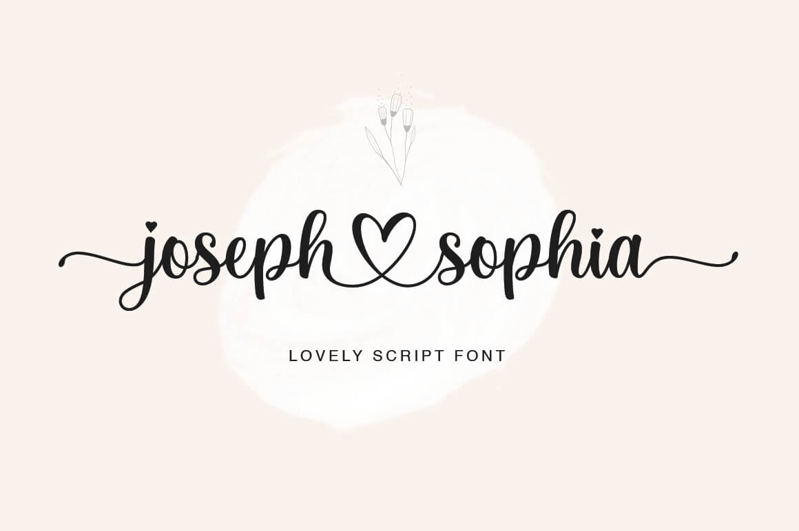 Joseph Sophia Font Poster #1
