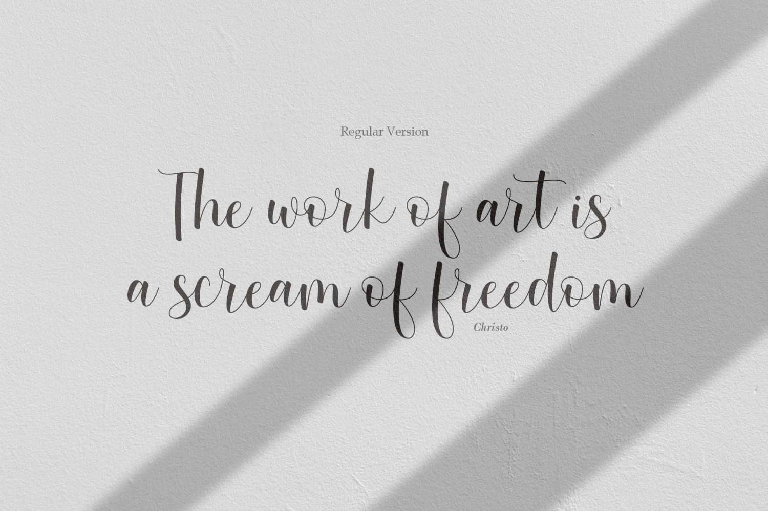 Betterday Script Font Poster #1