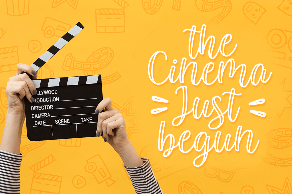 Kembara Cinta Outline Font Poster #1
