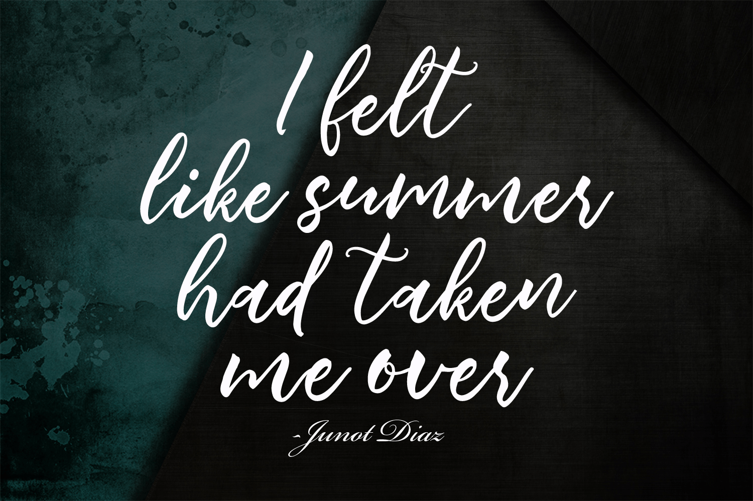 Summertime Font Poster #1