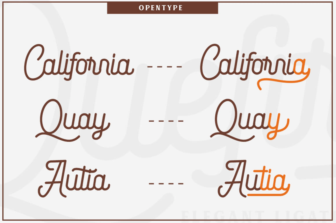 Quefira Font Poster #1