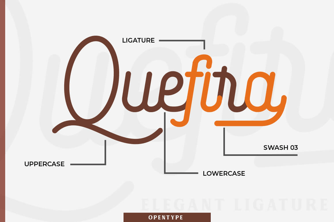 Quefira Font Poster #1