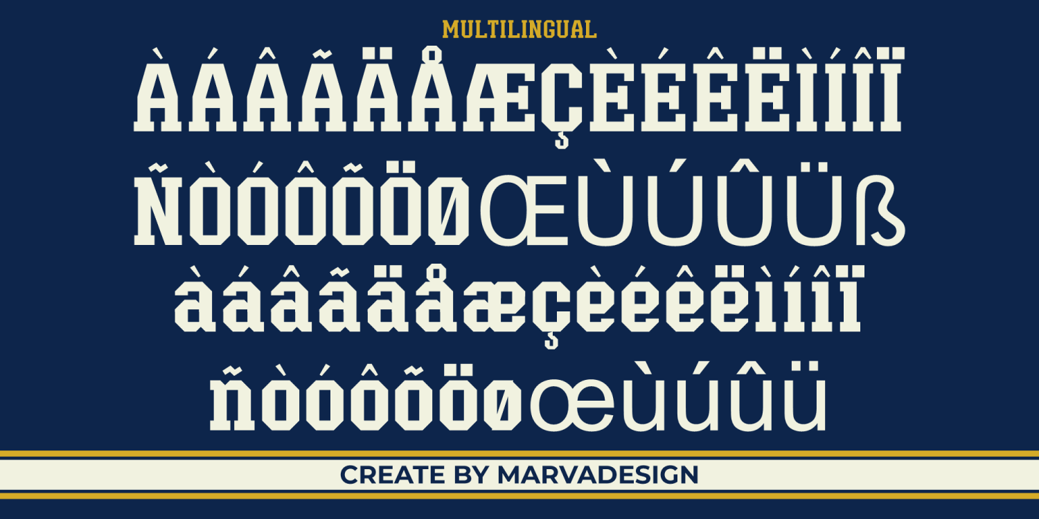 Sporte College Font Poster #1