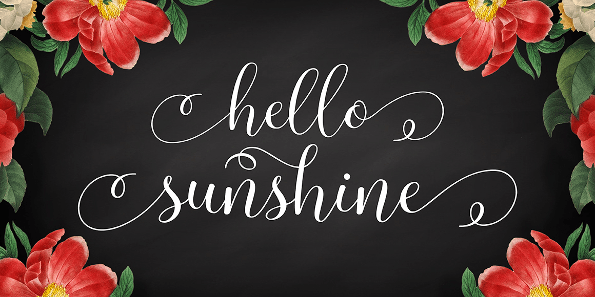 Molly Script Font Poster #10