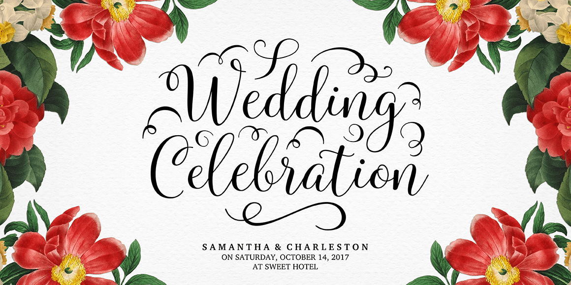 Molly Script Font Poster #9