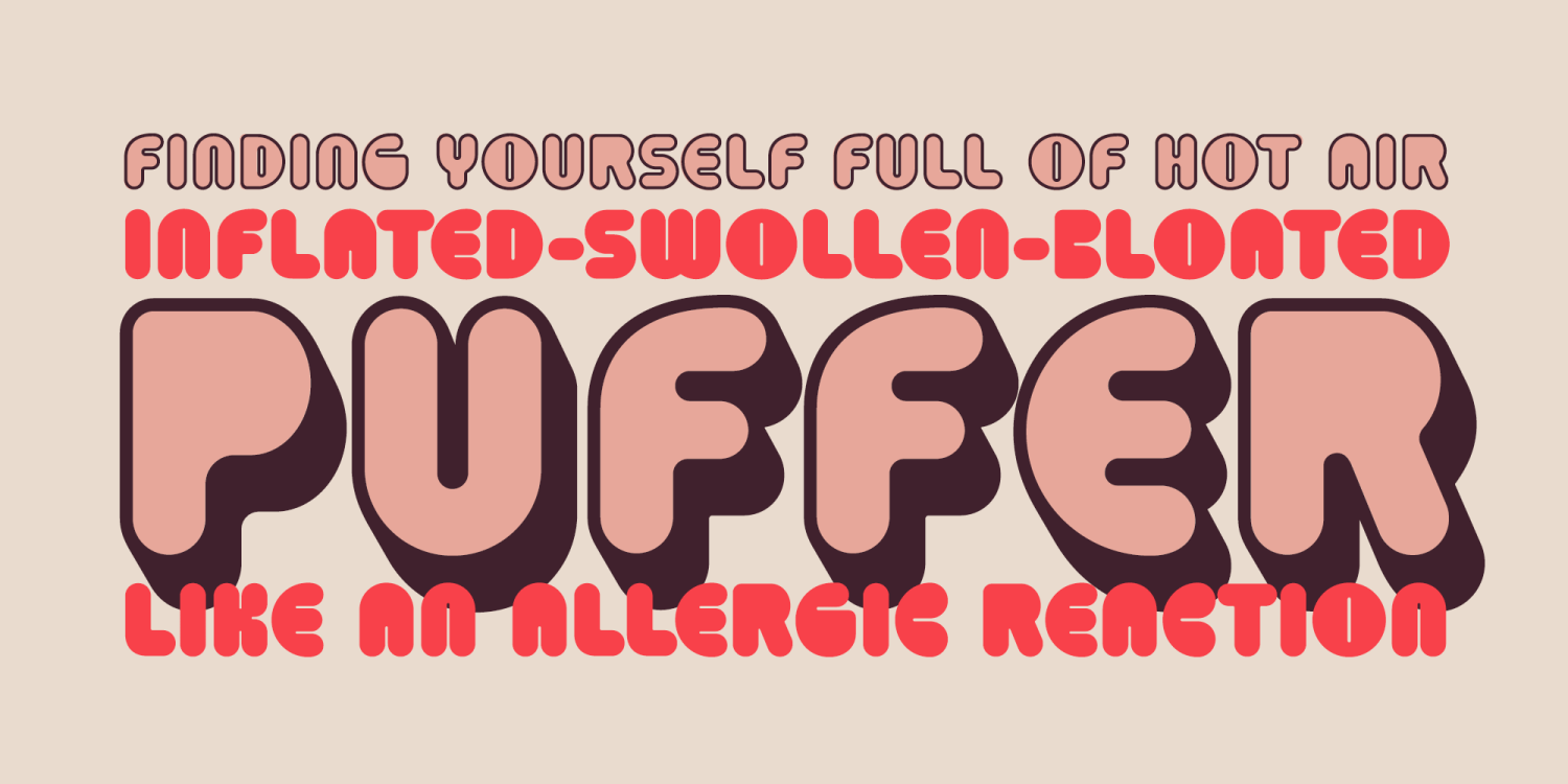 Puffer PB Font Poster #1