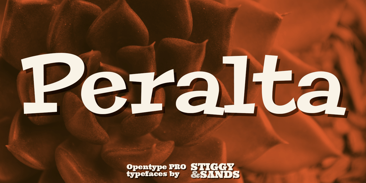 Peralta Pro Font Family