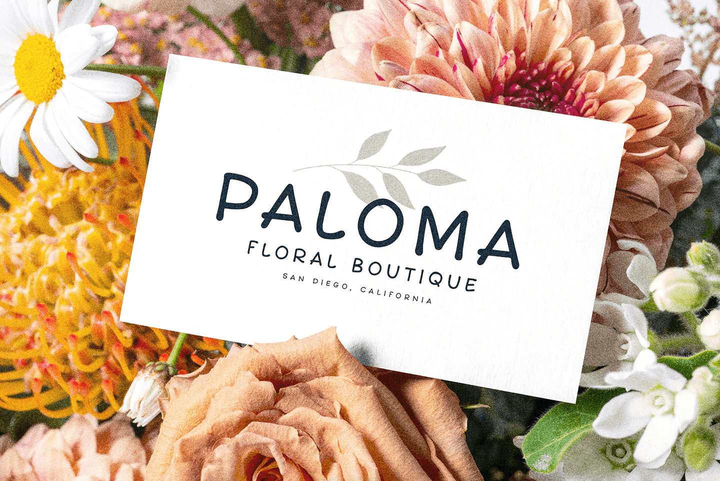 Floral Notes Font Poster #1