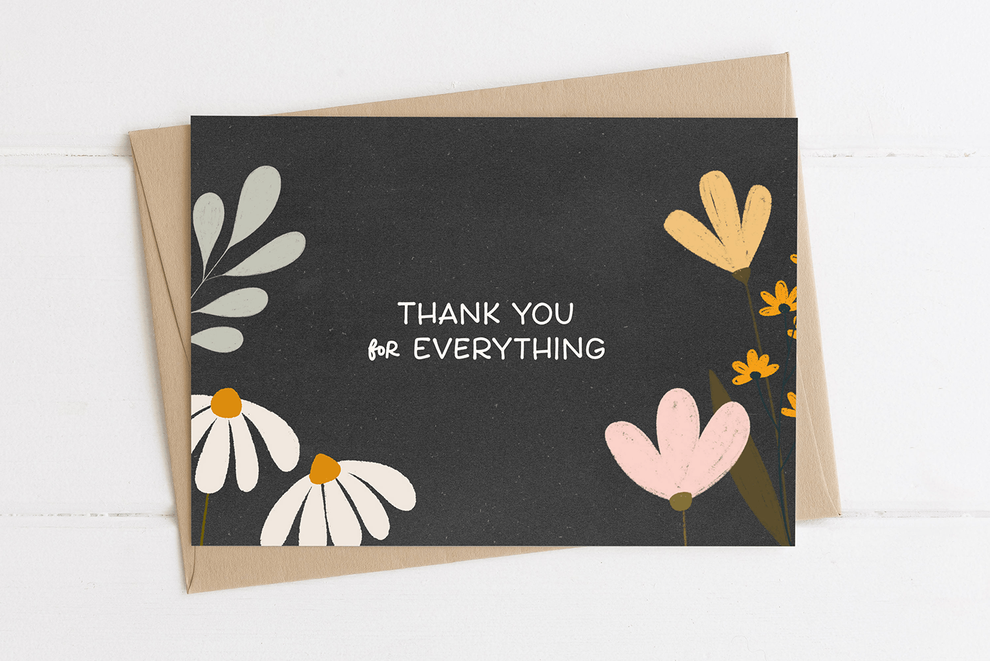Floral Notes Font Poster #1