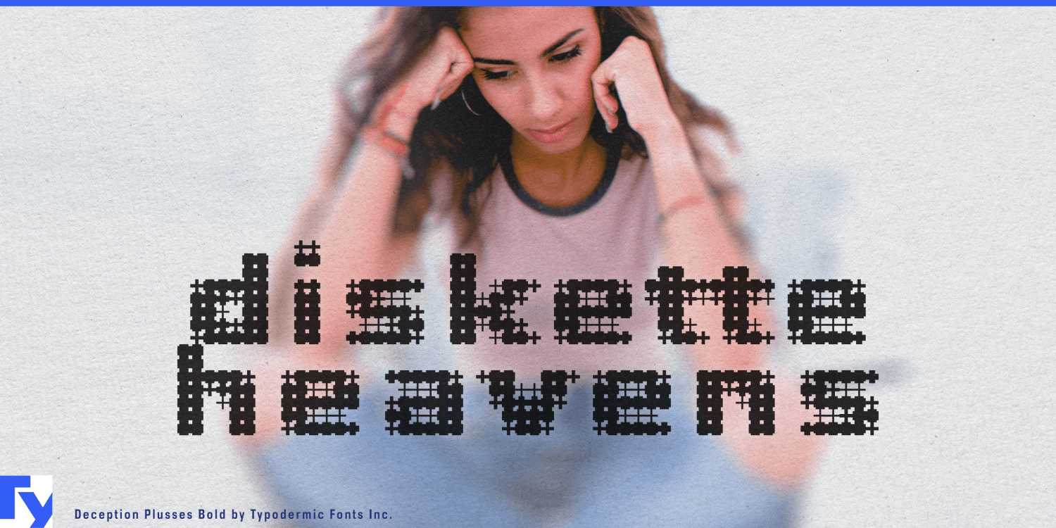 Deception Font Poster #1