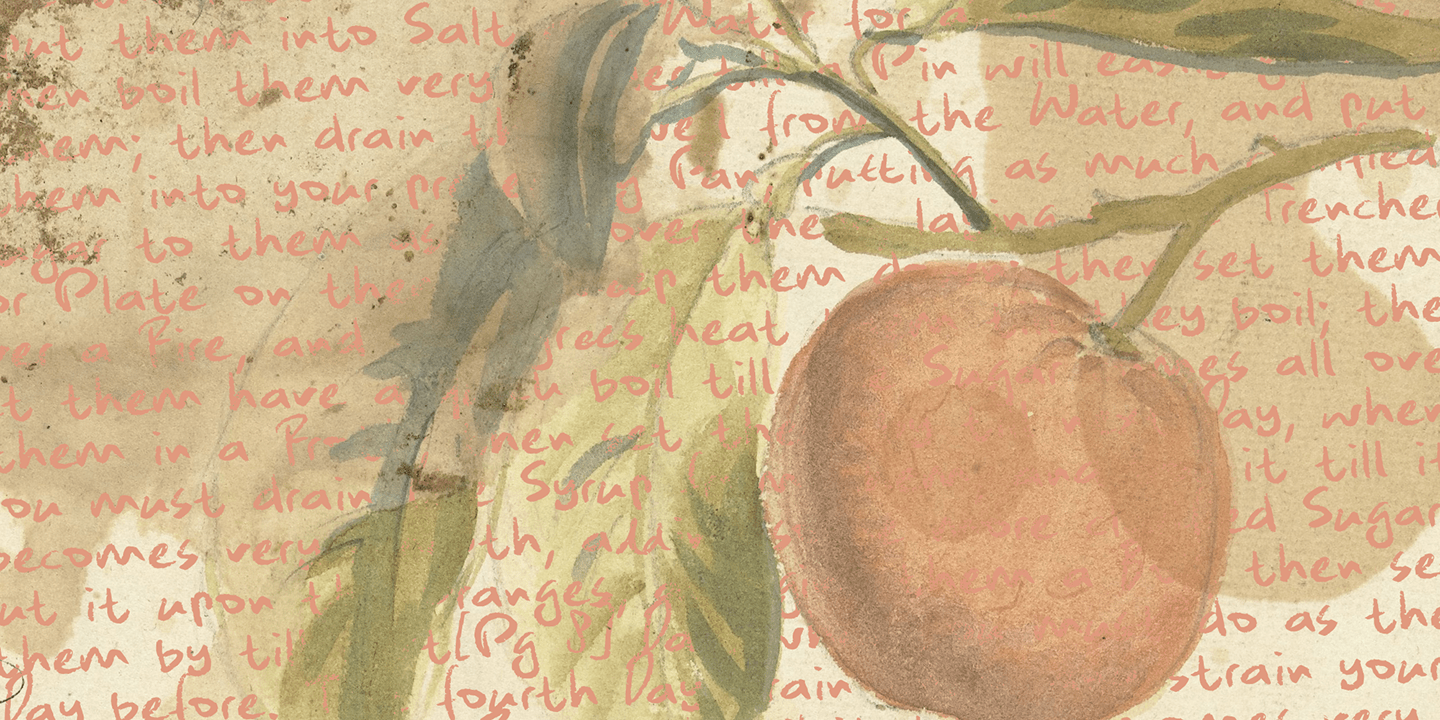 Tea and Oranges Font Poster #1