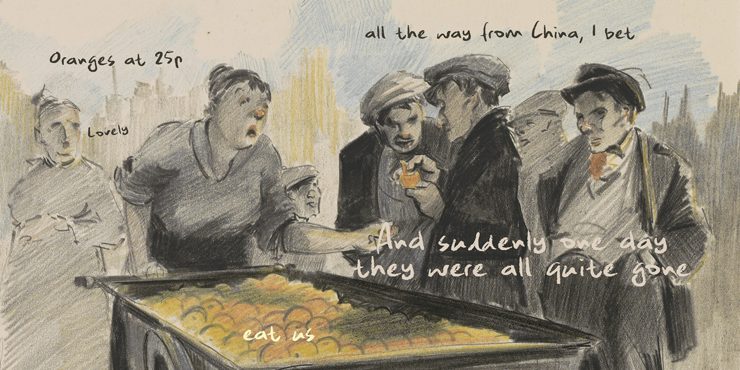 Tea and Oranges Font Poster #1