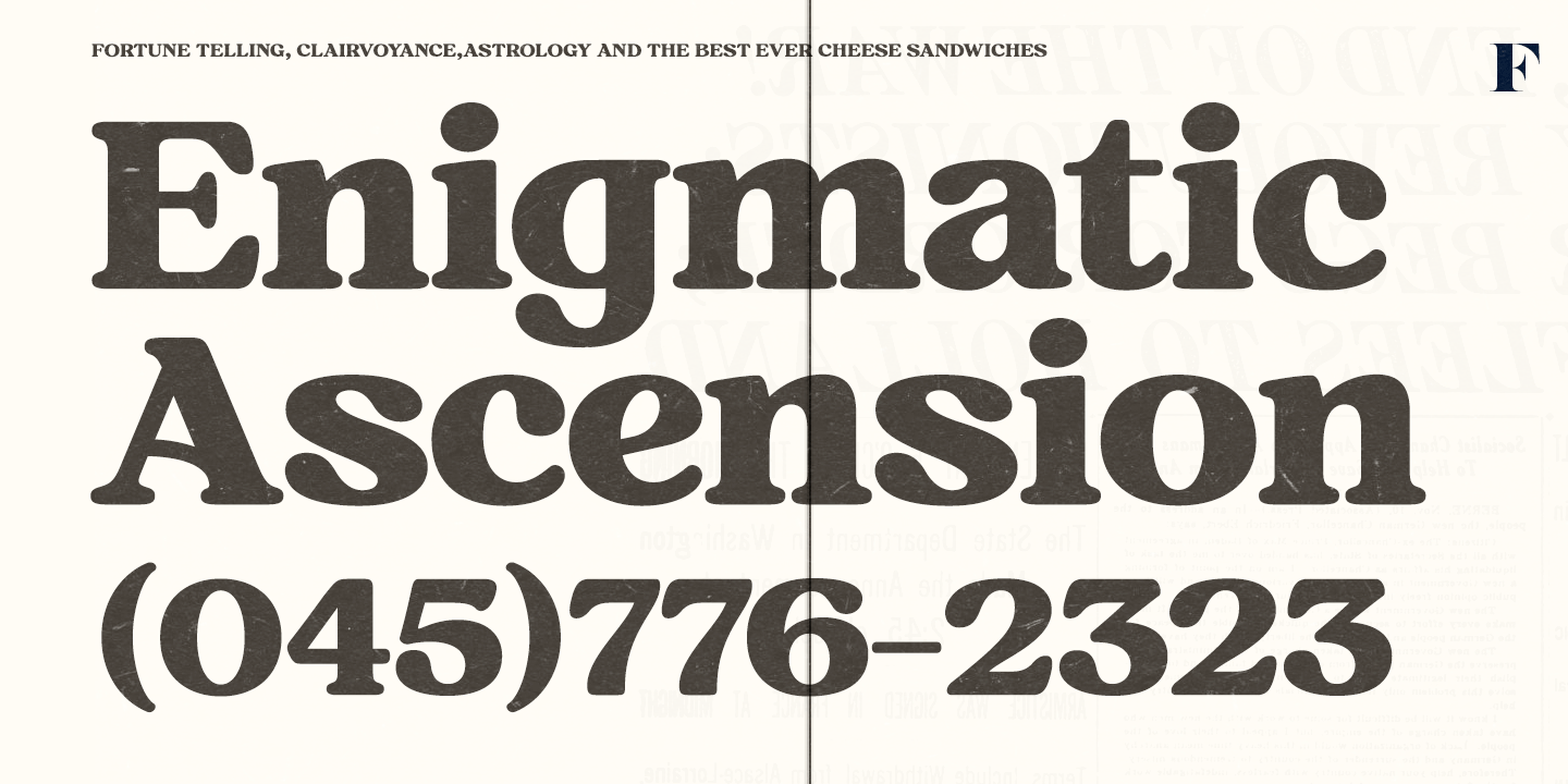 Hawkins Font Poster #1