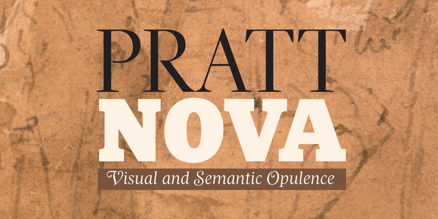 Pratt Nova Font Poster #1