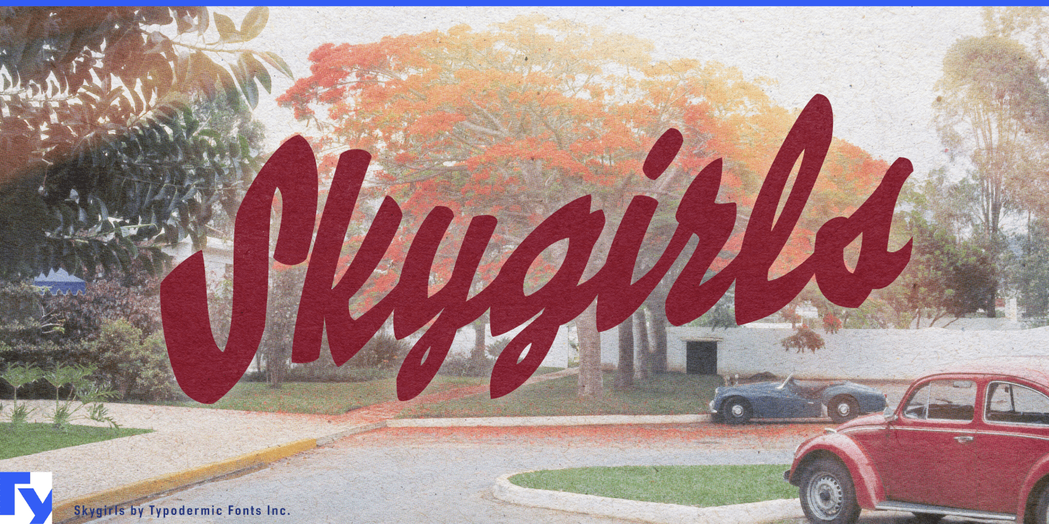 Skygirls Font Poster #1