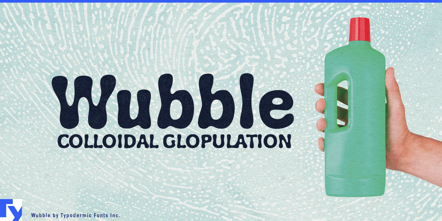 Wubble Font Poster #1