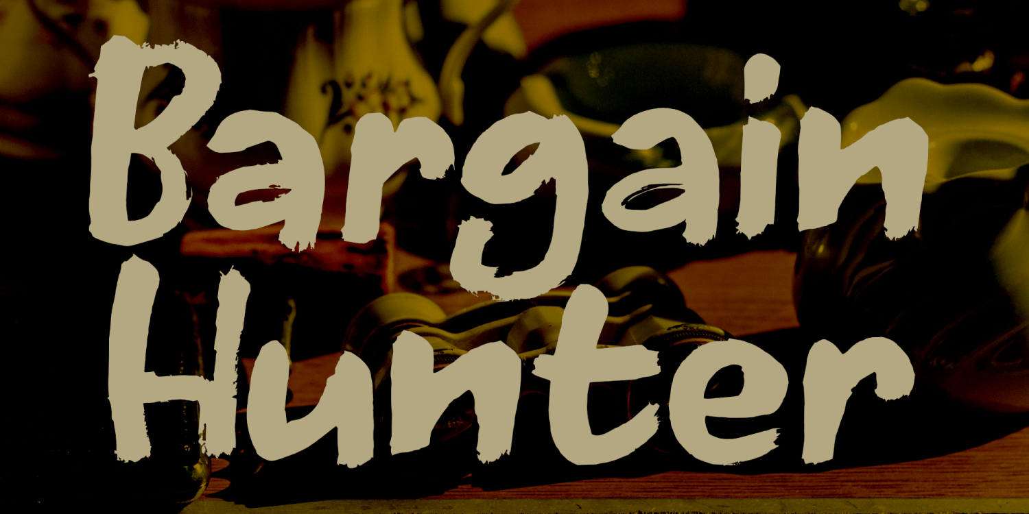 Bargain Hunter Font Poster #1