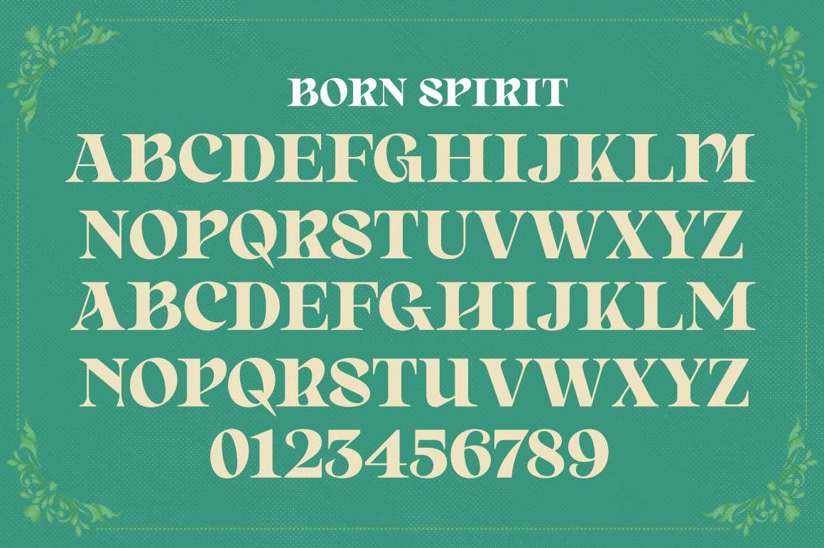 Born Spirit Font Poster #1