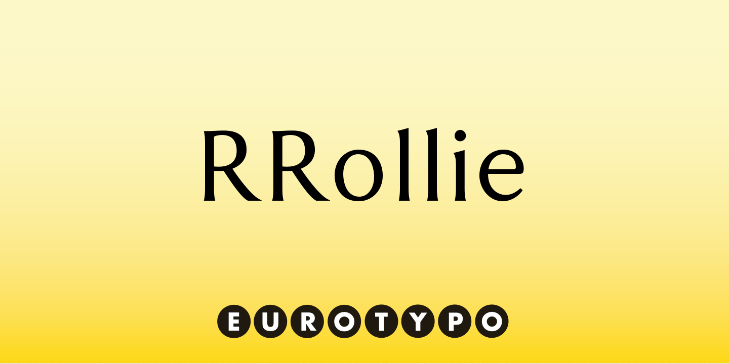 RRollie Font Poster #1