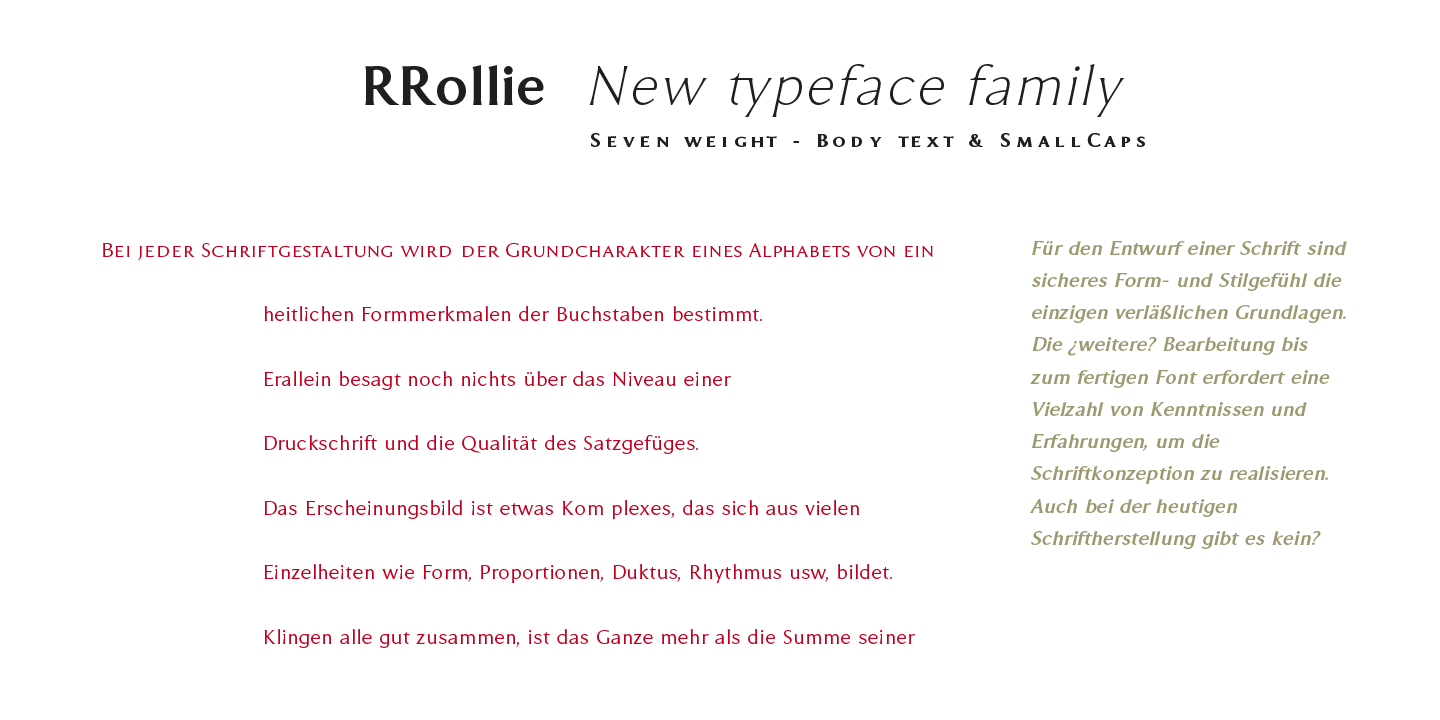 RRollie Font Poster #1