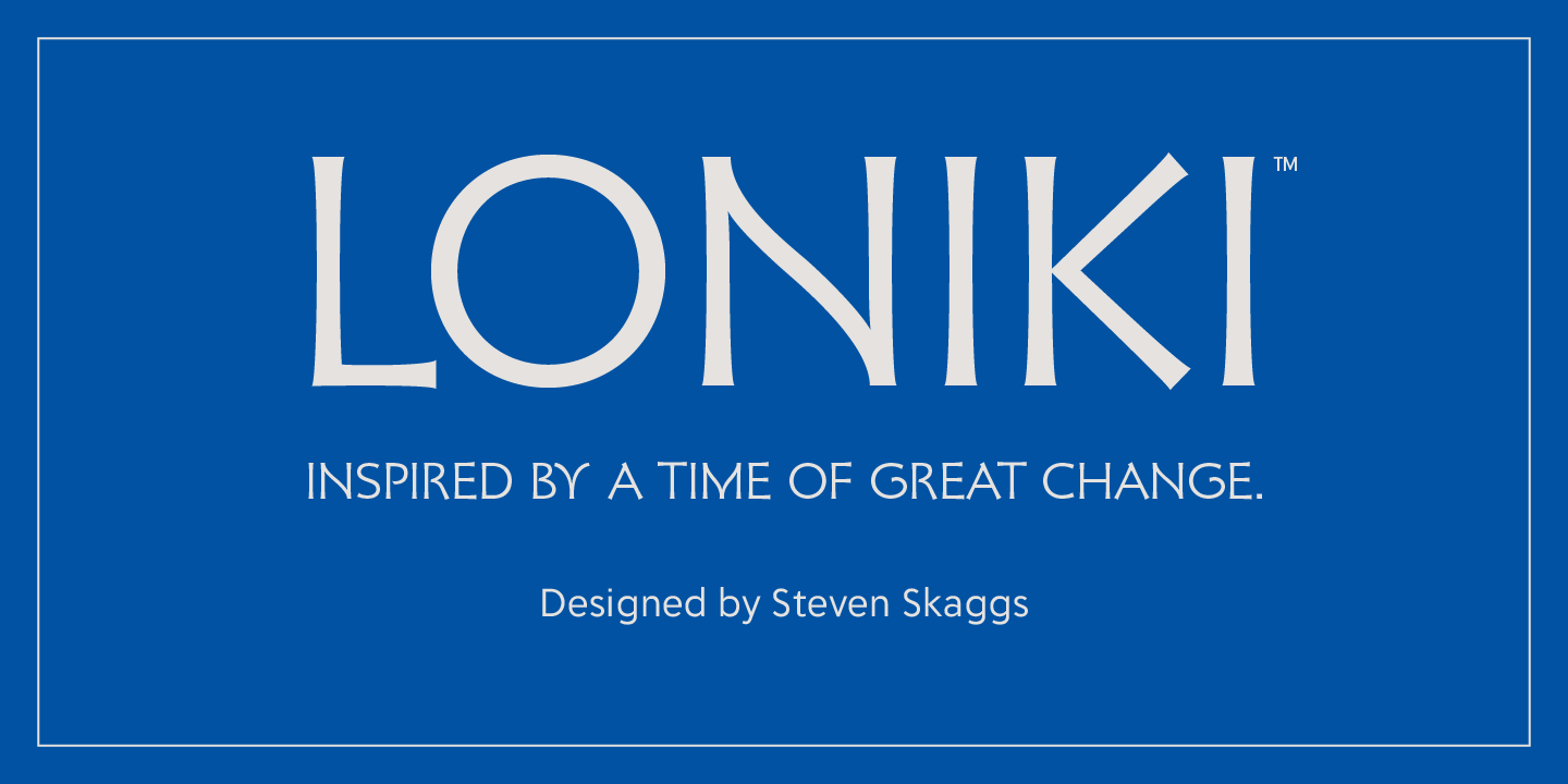Loniki Font Poster #1