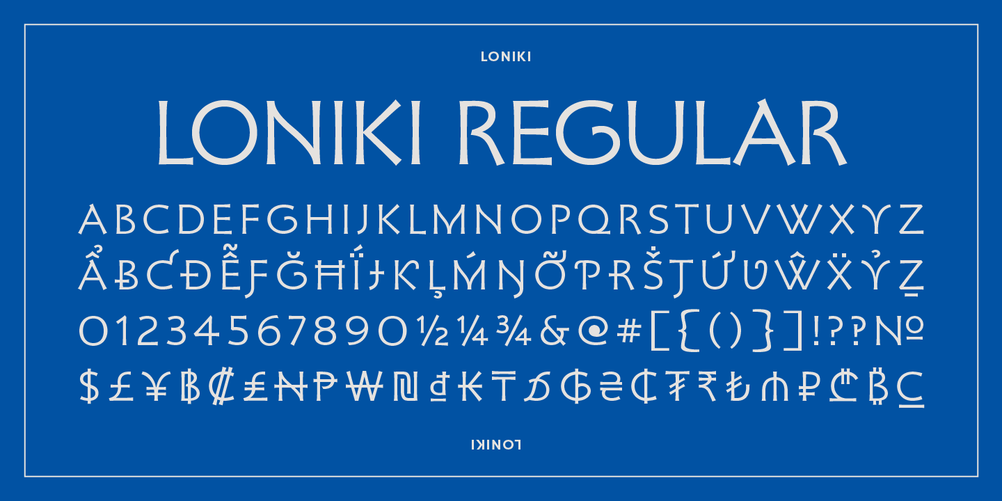 Loniki Font Poster #1