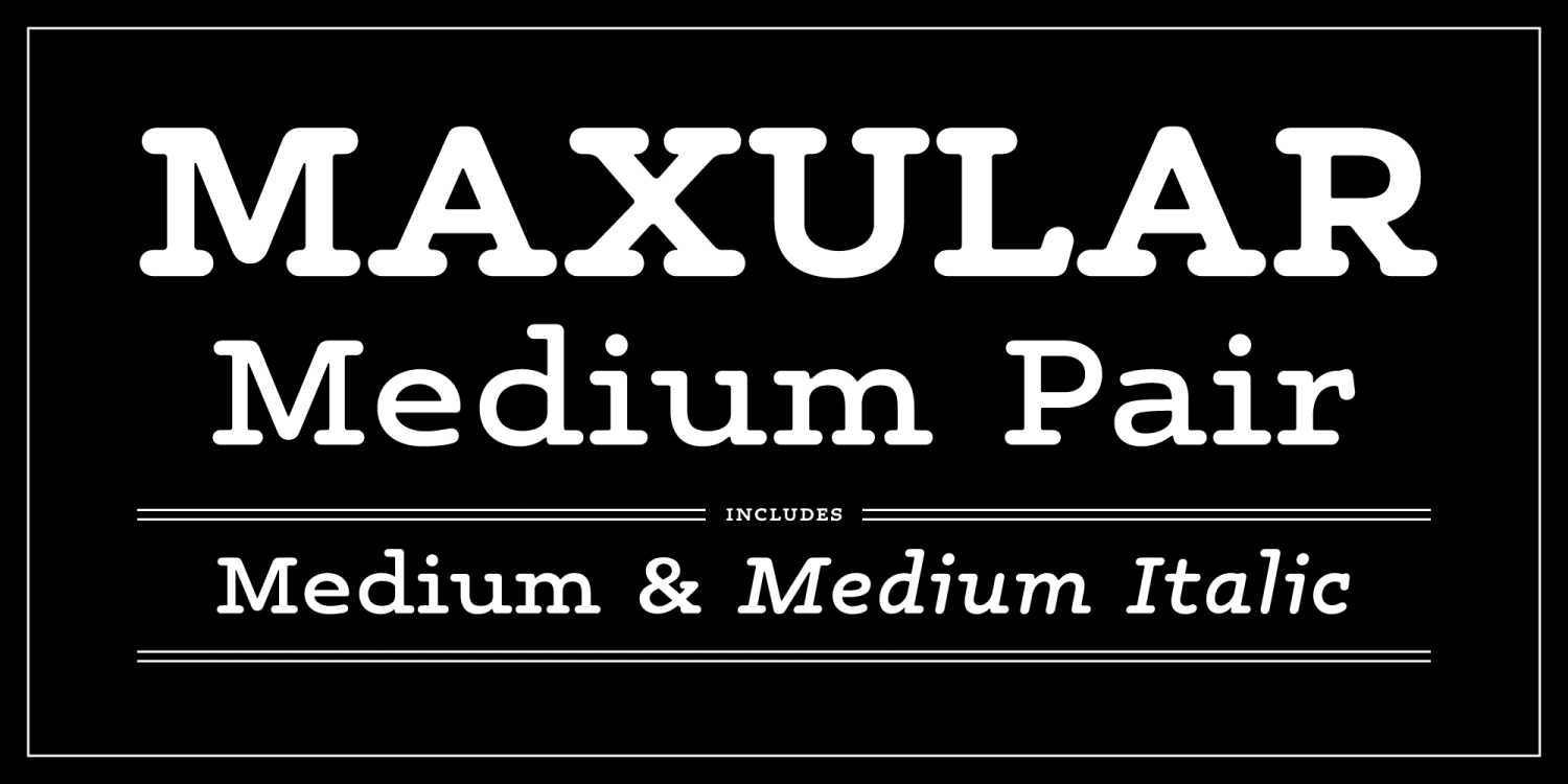 Maxular Medium Pair Poster