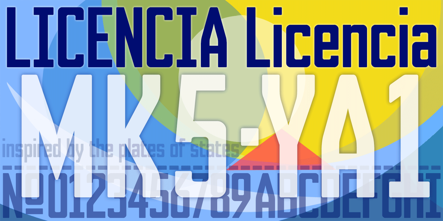 Licencia Font Poster #1