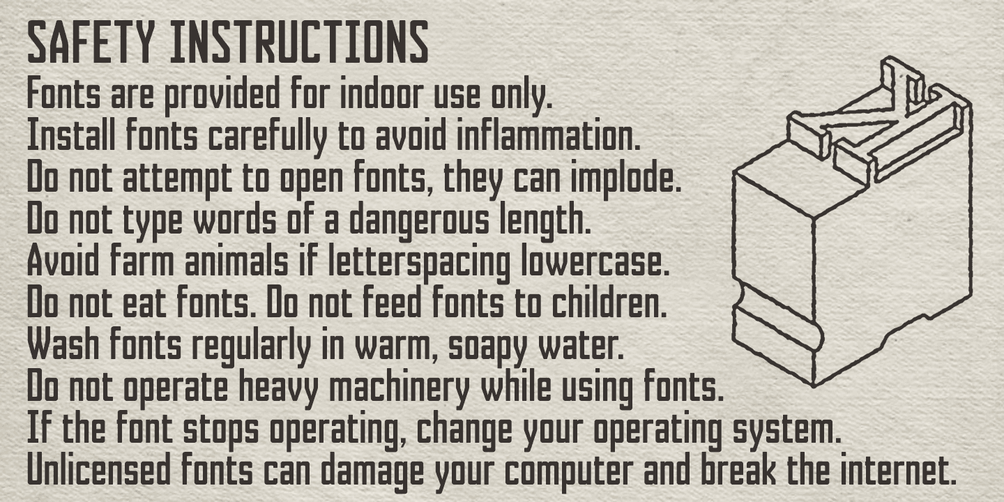 Licencia Font Poster #1