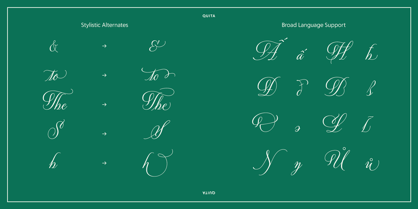 Quita Font Poster #1