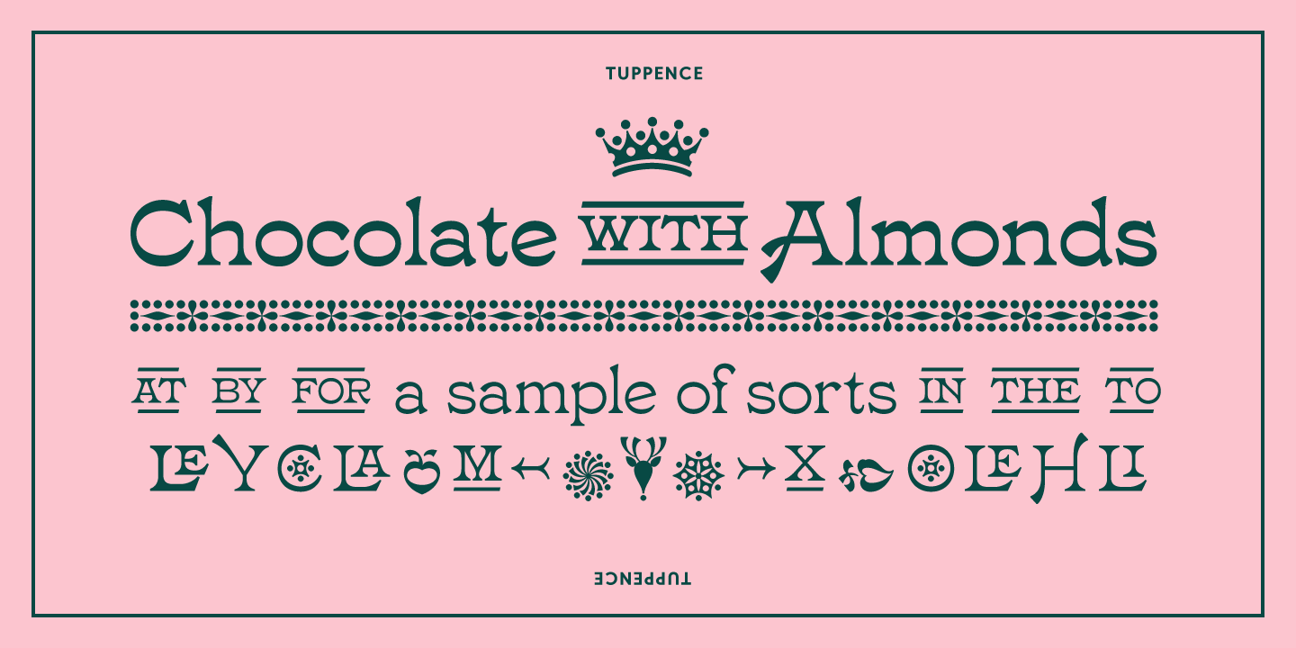 Tuppence ExtraLight Pair Font Poster #1