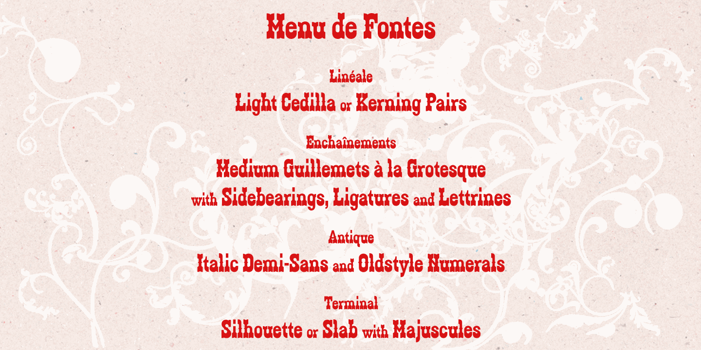 Zabars Font Poster #1