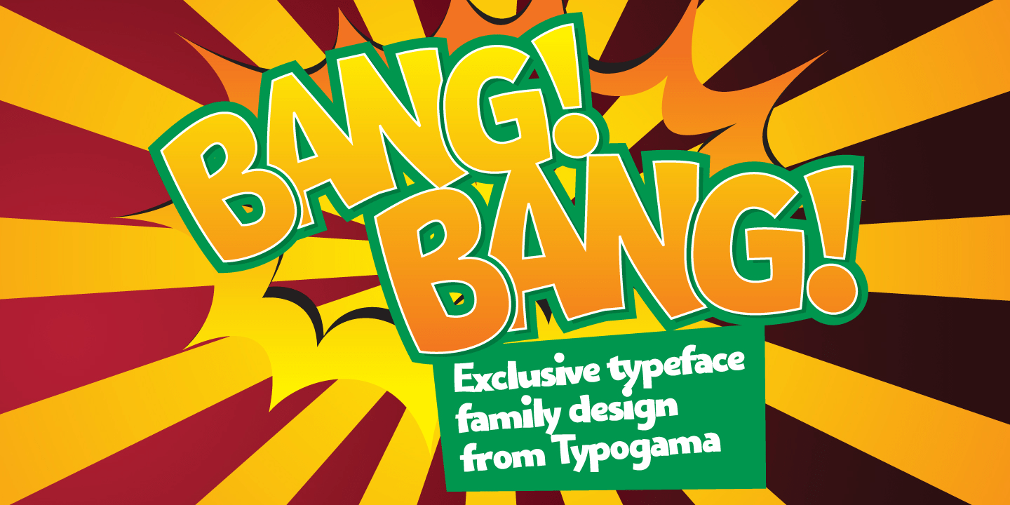 Bangbang Font Poster #1