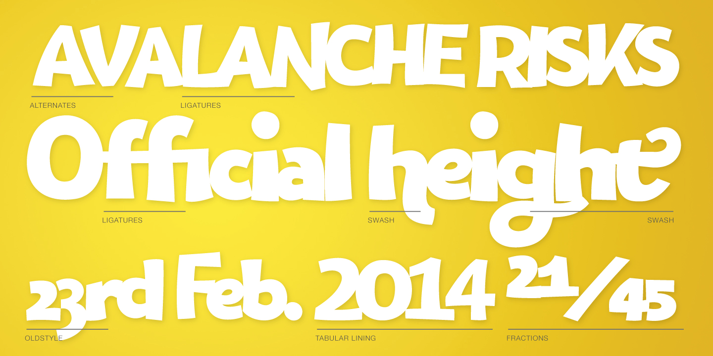 Bangbang Font Poster #1