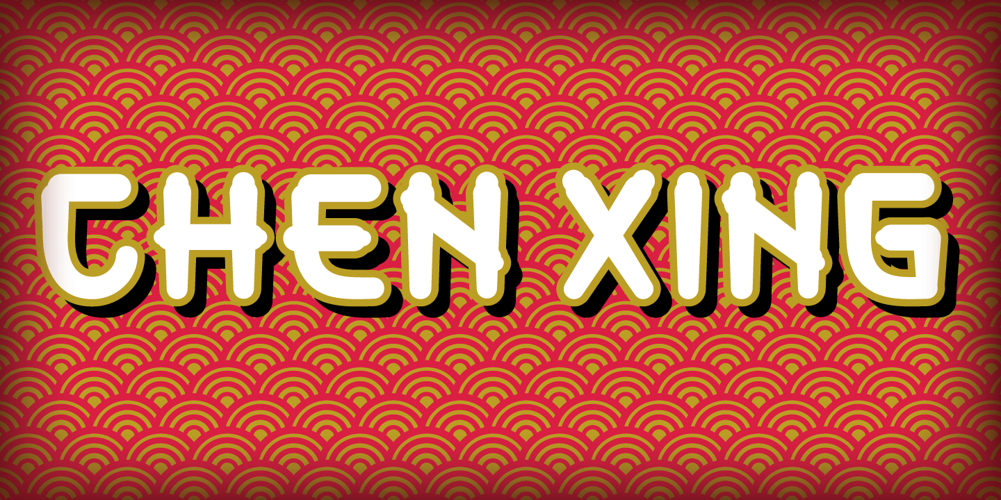 Chen Xing Font Family Poster