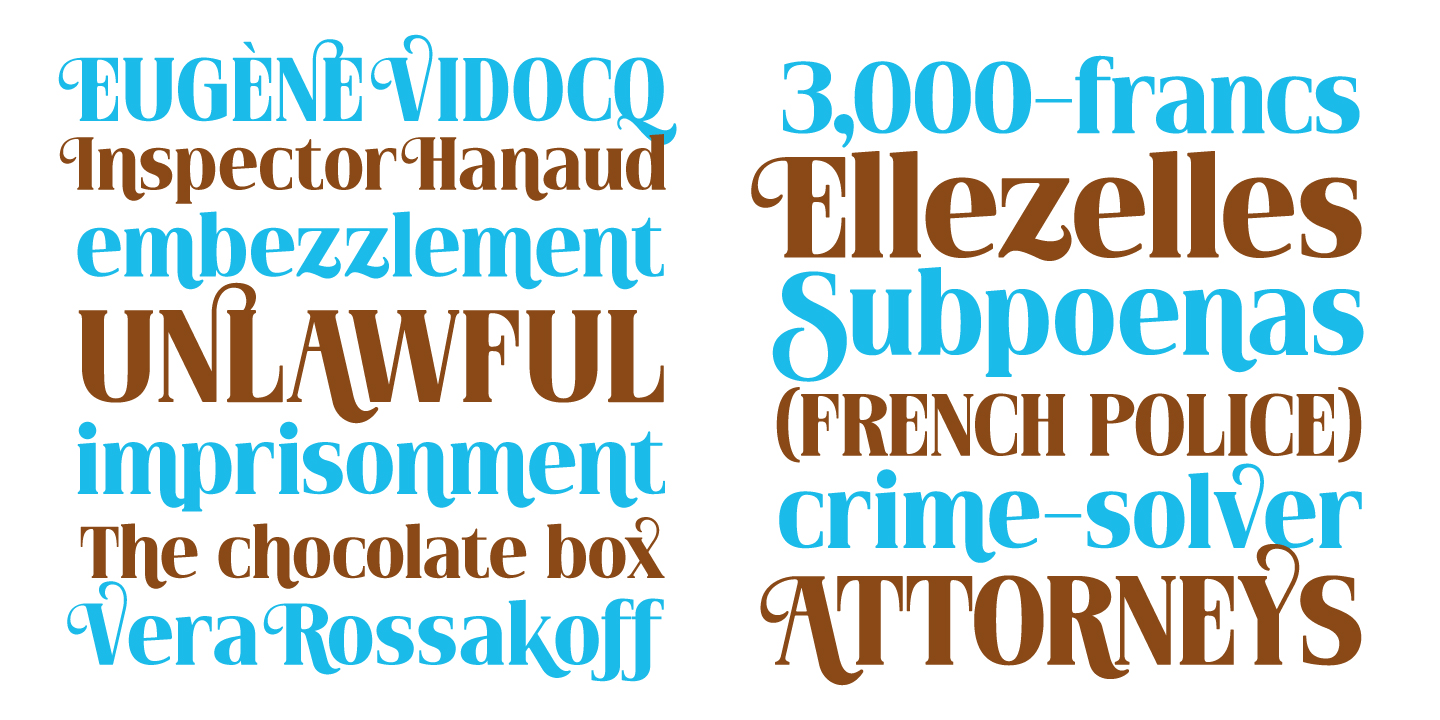 Vidocq Font Poster #1
