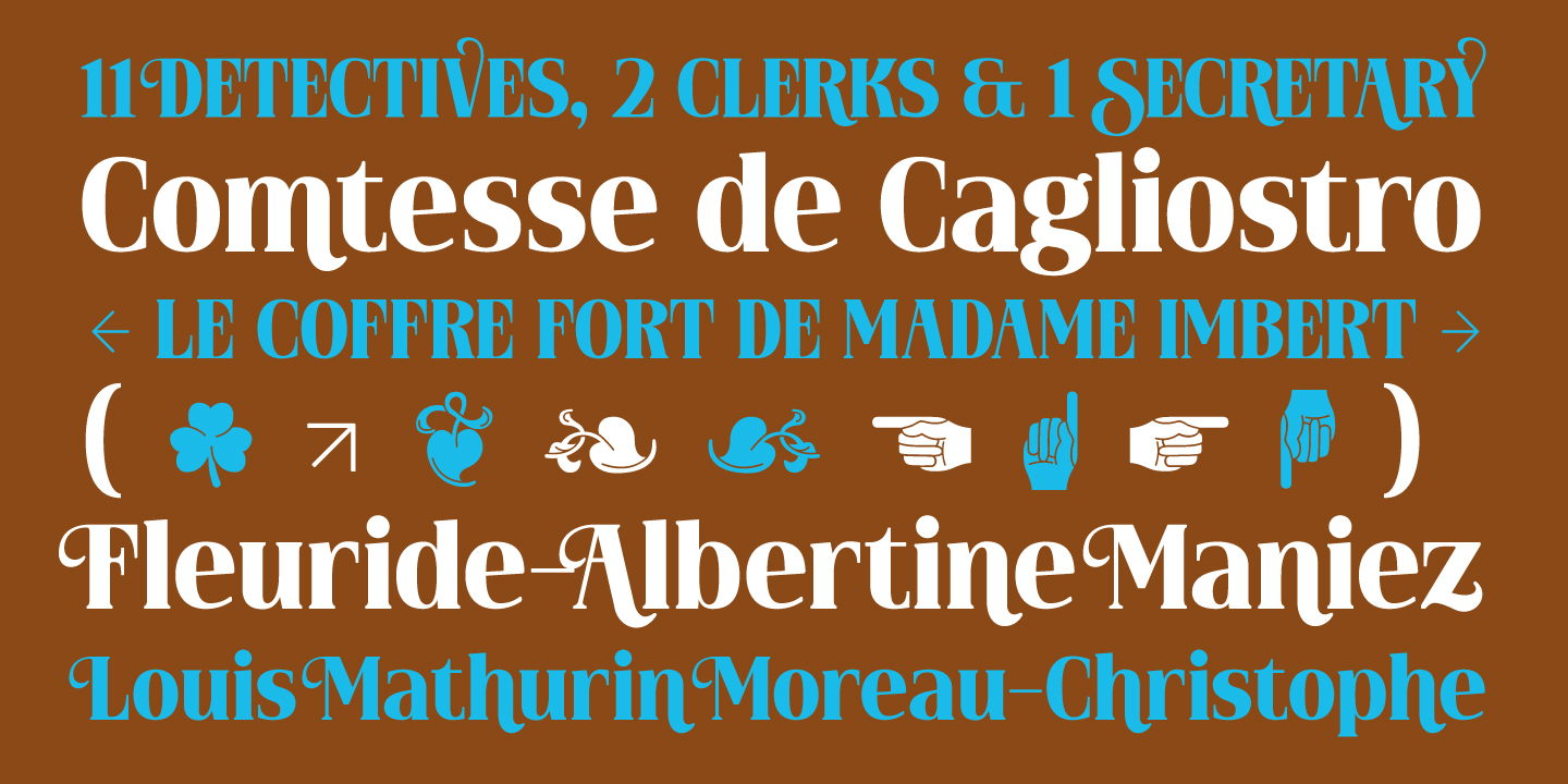 Vidocq Font Poster #1