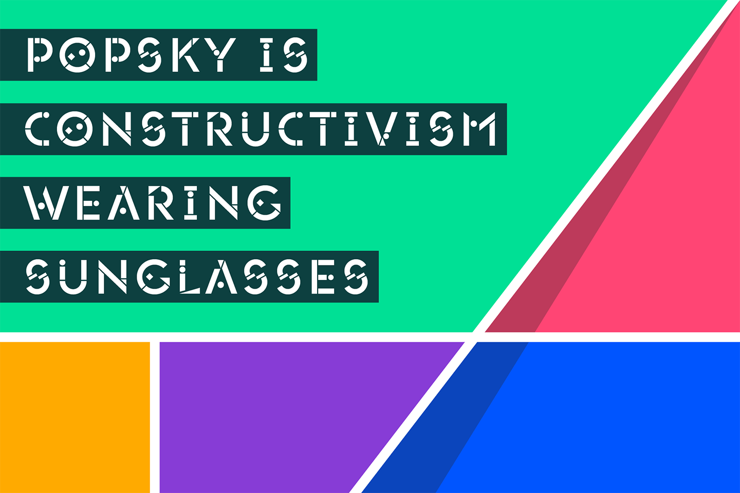 Popsky Font Poster #1