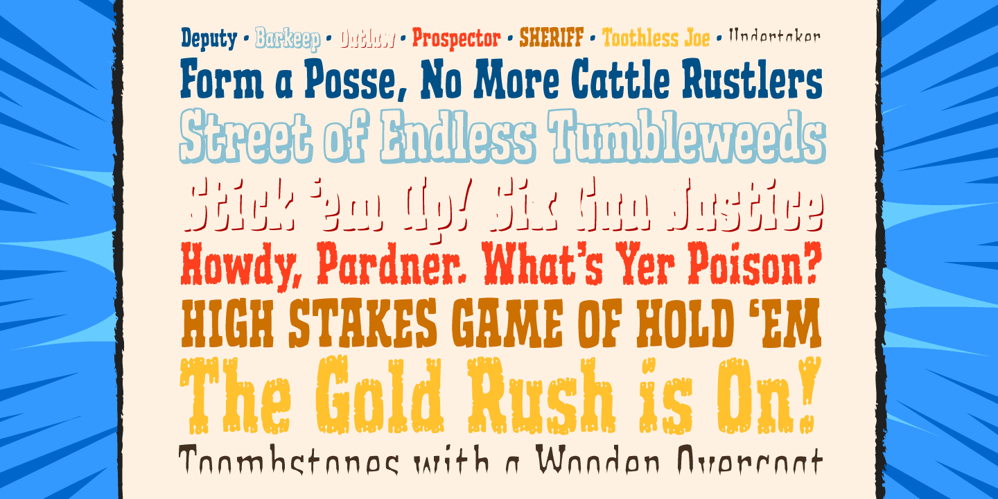 Ghost Town Font Poster #1