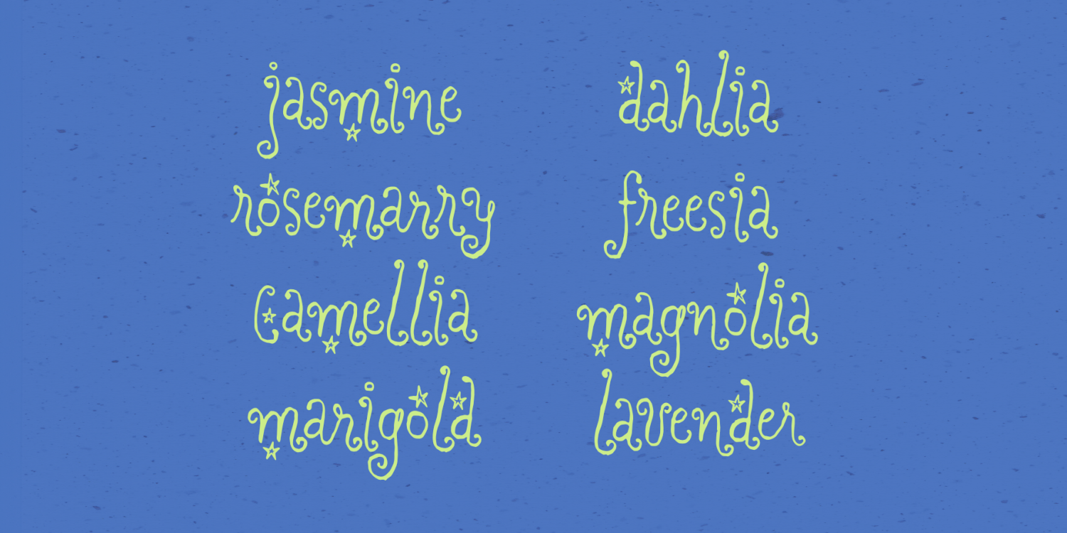 Dreaming Ocean Font Poster #1