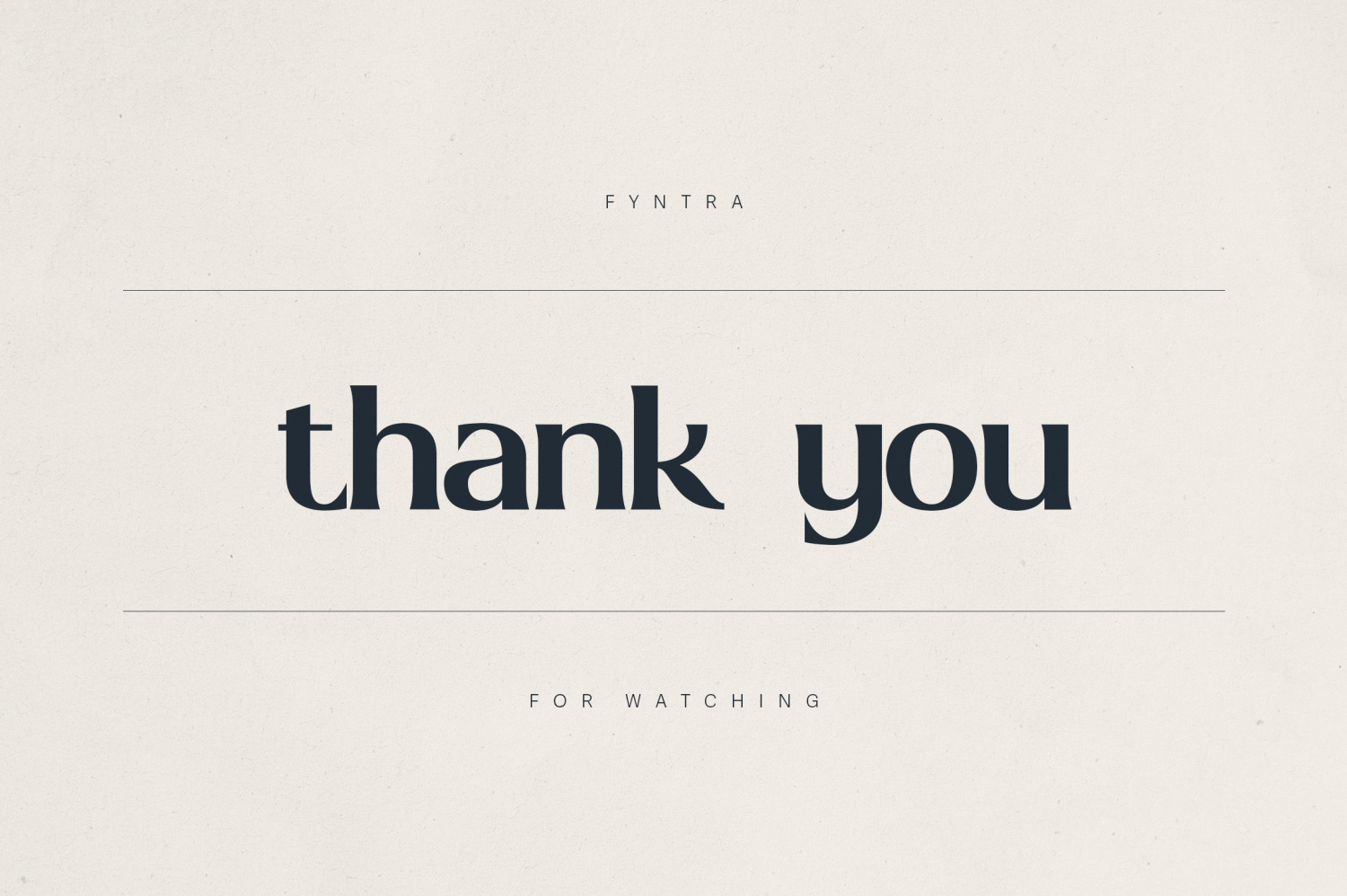 Fyntra Font Poster #1