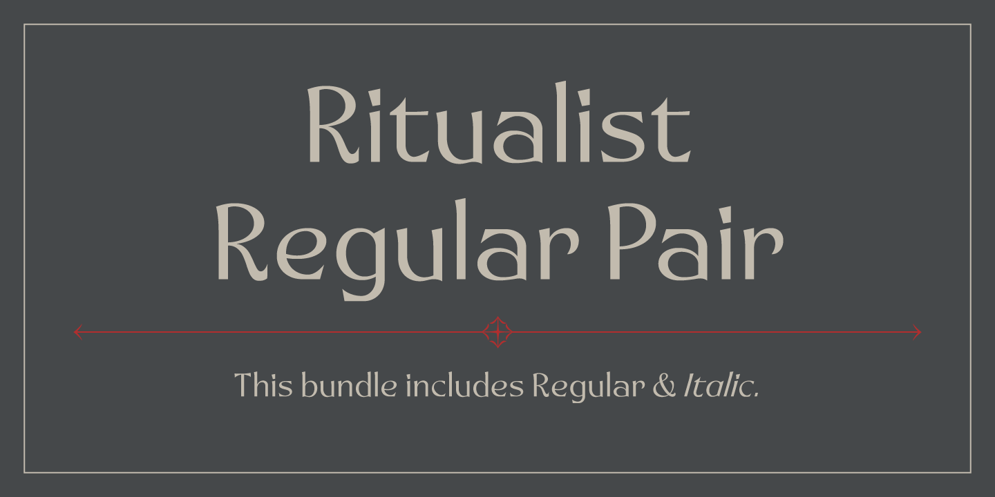 Ritualist Regular Pair Poster