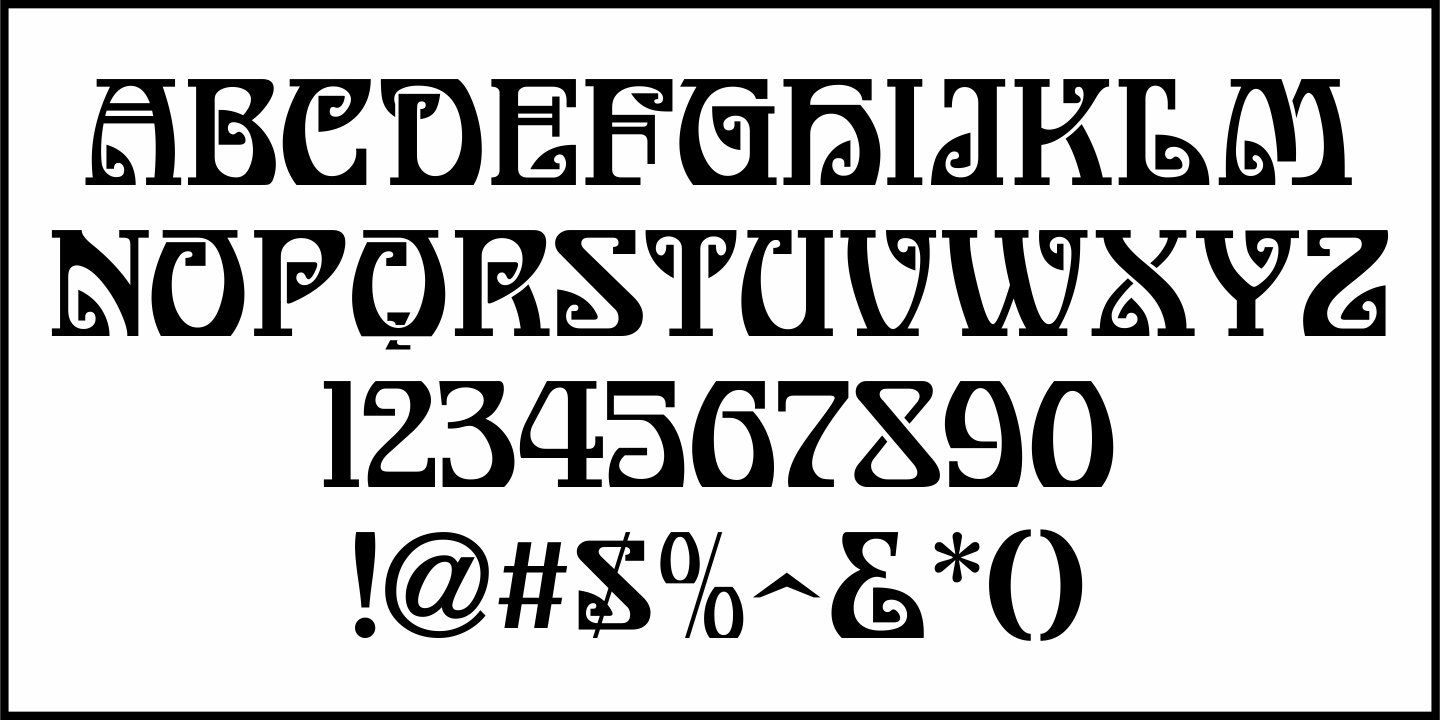 Nouveau Delight Font Poster #1
