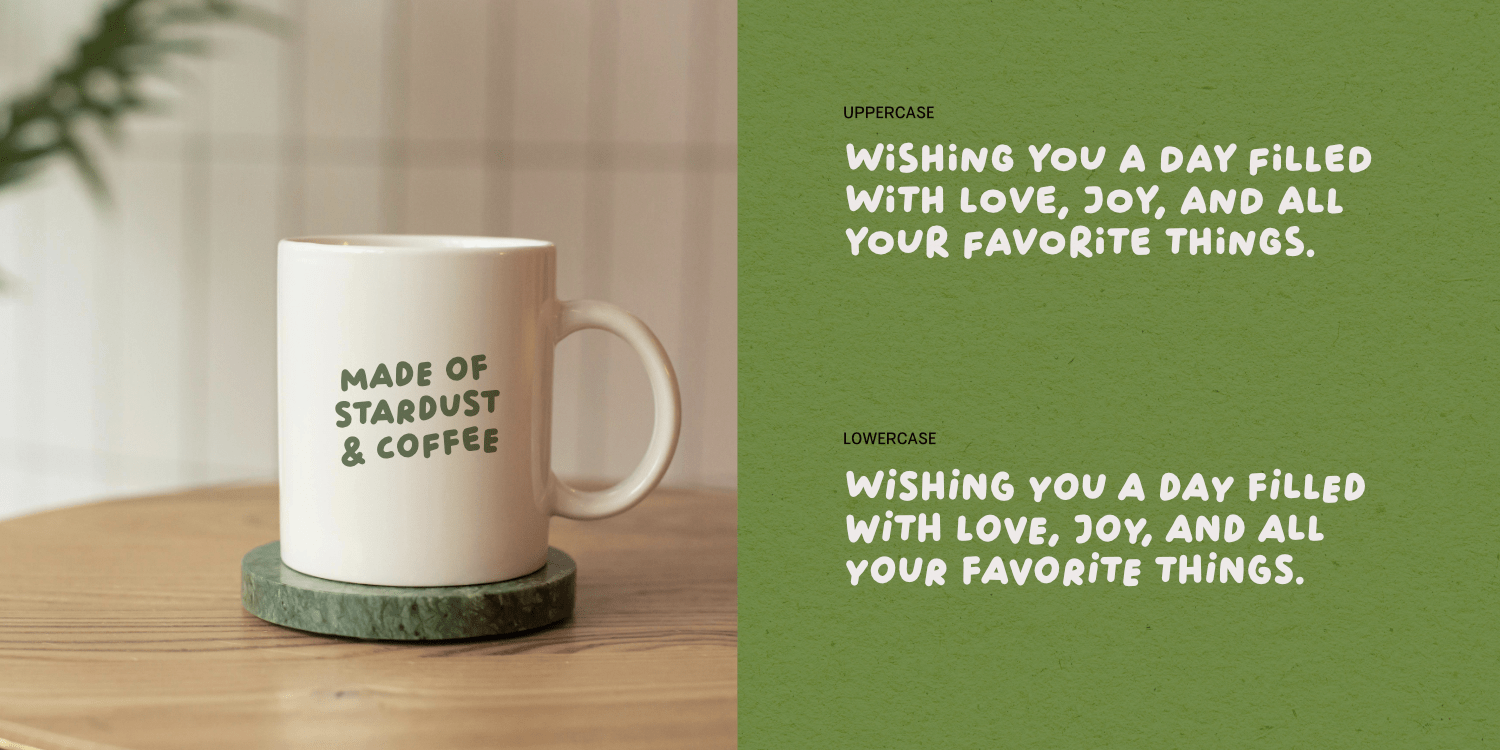 Casual Morning Font Poster #1