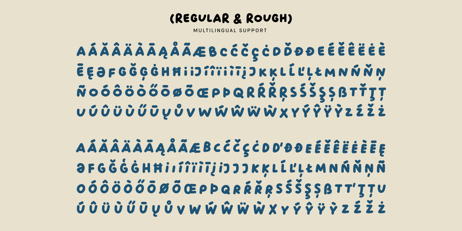 Casual Morning Font Poster #1
